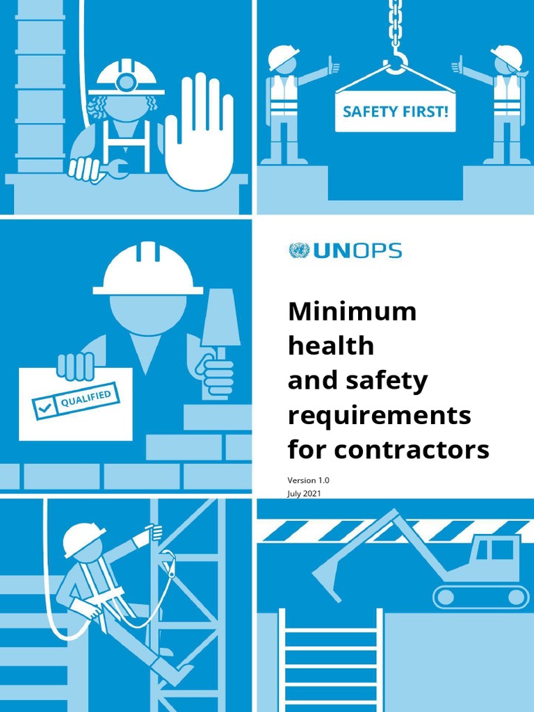UNOPS Minimum Health and Safety Requirements For Contractors PDF