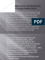 Analisis Biaya Dan Pendapatan Dalam Usaha Pertanian