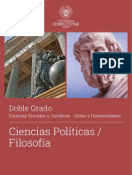 Ciencias Políticas / Filosofía: Doble Grado
