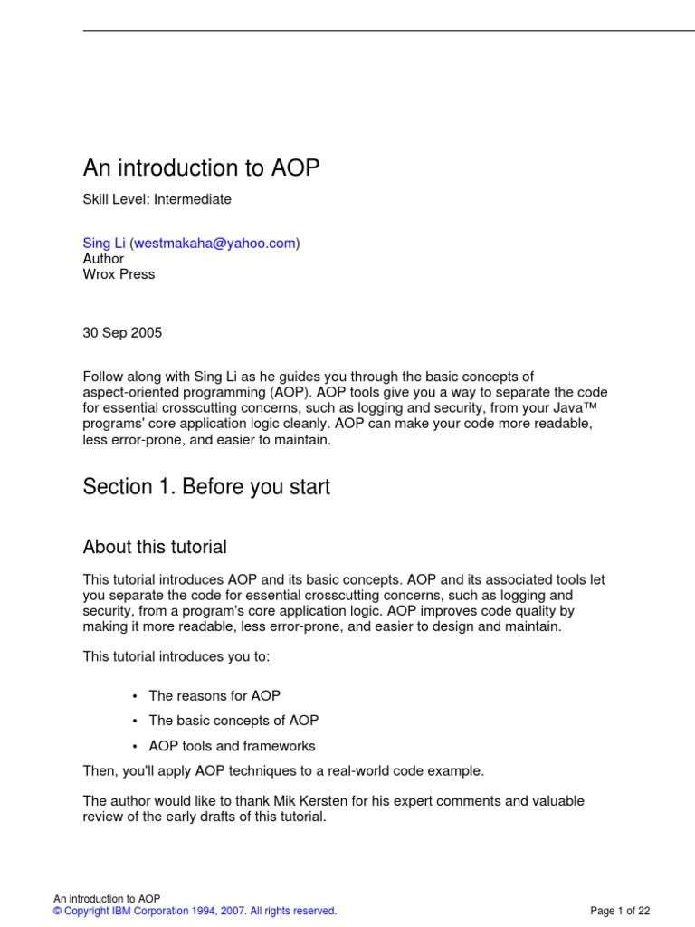 J Aopintro A4 | PDF | Eclipse (Software) | Class (Computer Programming)