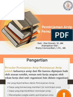 MATERI PEMINJAMAN Dan PEMUSNAHAN ARSIP