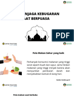 Tips Menjaga Kebugaran Saat Berpuasa