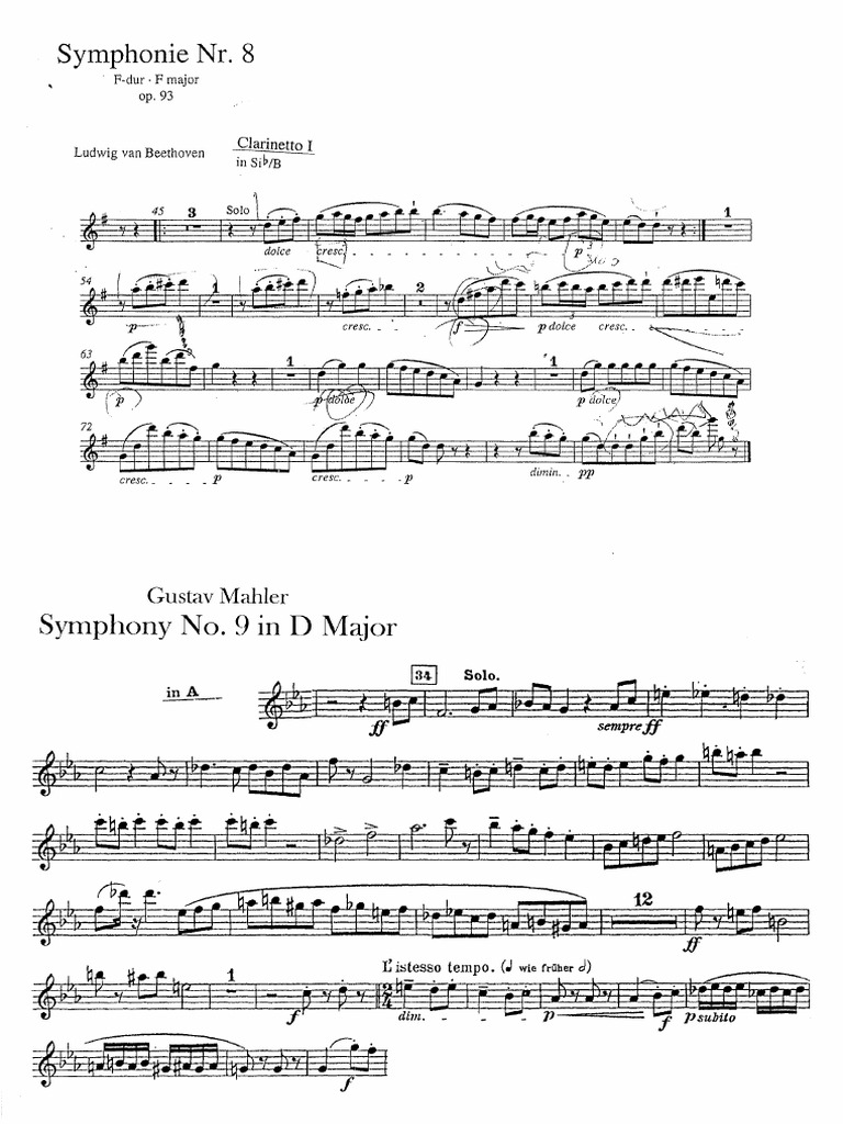 Eb and Bass Autumn Orchestral Audition