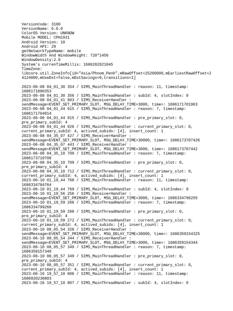 Mobile Network Log Analysis | PDF | Linux | Embedded Linux