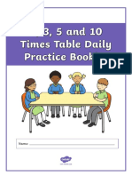 T N 7089 2 3 5 and 10 Times Table Daily Practice Booklet