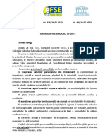 FSLI +FSESH+FNSAM - Informare Ã®ntalnire Reprezentanti Guvern 24.05.2023