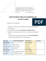 Jadual Fotografi 2023