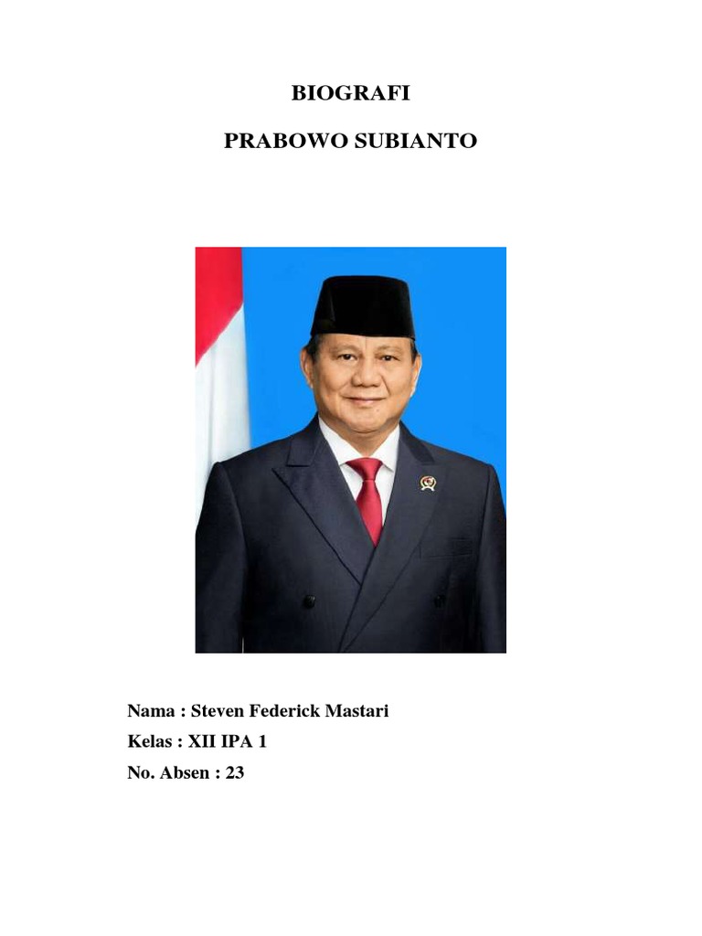 Biografi Prabowo Pdf