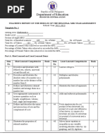 Regional Mid Year Assessment Report - Math7 All2