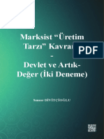 Marksist "Üretim Tarzı" Kavramı - Devlet Ve Artık-Değer (İki Deneme)