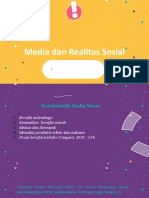 Media Dan Realitas Sosial