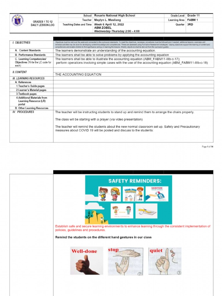 Cot 2 Fabm 1 | PDF