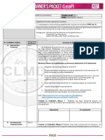 Learning Area Grade Level Quarter Date: Epp-Home Economics 4 Third Week 5