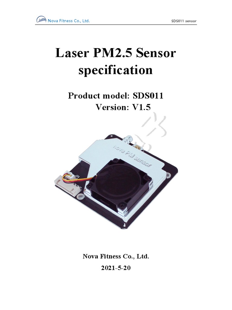 Sensor Nova PM SDS011, sensor láser de alta precisión pm2.5, sensor de