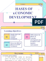 Lesson 6 Phases of Economic Development