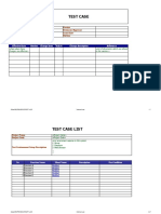 Template - Integration Test Case