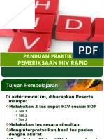 PRAKTEK PEMERIKSAAN HIV Rapid New