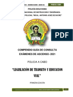 Legislacion de Transito y Educacion Vial 2021