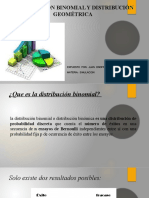 Distribución Binomial y Distribución Geométrica