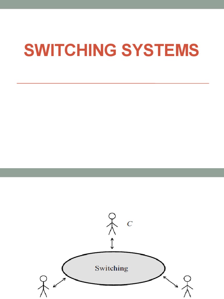 02 Te384 Lecture2 Switching Systems PDF Telephone Exchange Equipment