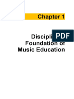 ESC-1-Disciplinary Foundation of Music Education