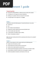 Assignment 1 Guide