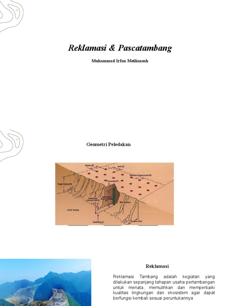 Tahapan Reklamasi Tambang dan Pascatambang | PDF | Teknologi & Rekayasa