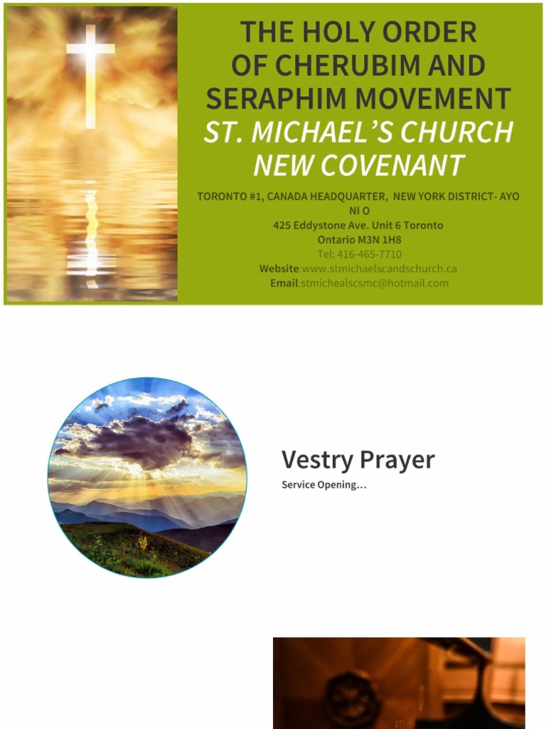 Regular C&S Sunday Service | PDF
