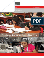 Evaluación de Resultados Del Programa Compras MYPerú