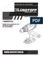 Tgmtpli18: Taladro de Percusión de 18 V 13 MM (1/2 Pulg.) Dos Velocidades