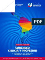 CONGRESO Ciencia y Profesion Segunda Circular 1