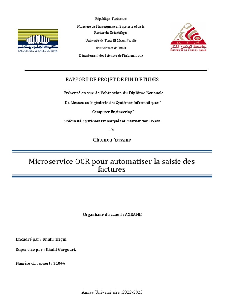 Page de Garde PFE | PDF