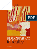 Appearance in Reality by John Heil @BooksBunch