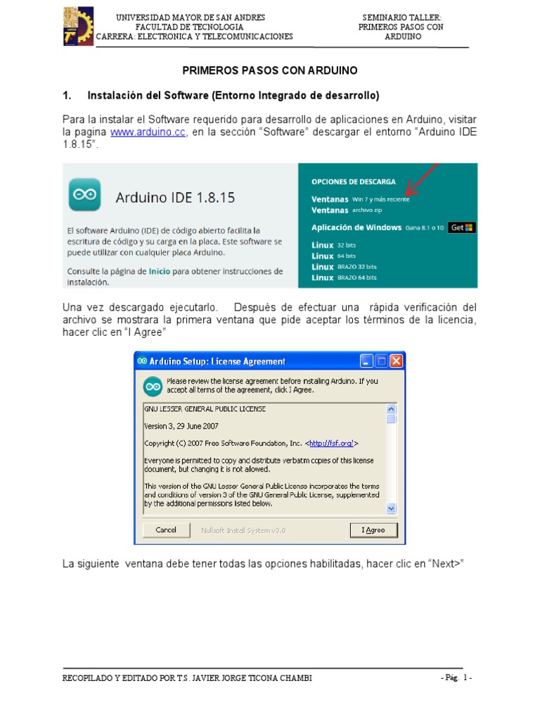 Guía de Instalación de Arduino IDE | PDF | Arduino | Programación