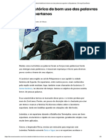 A Era Do Ferro, Uma Cultura Militante Da Força, Por Ricardo Thomé, Escrevendo para O Conselho