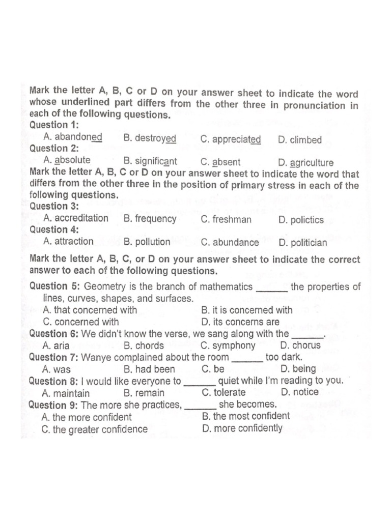 Test 5 | PDF