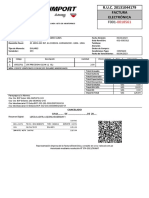 R.U.C. 20131044179 Factura Electrónica: Tecnimport S.A