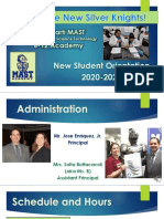 New Student Orientation PPT 2020 2021