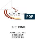 Building: Permitting and Inspection Guidelines