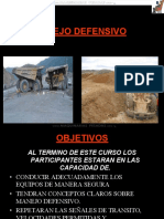 Manejo Defensivo Prevencion Accidentes Transito Maquinaria Mina Actos Inseguros Seguridad Condiciones Reglas