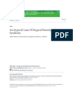 An Atypical Cause of Atypical Hemolytic Uremic Syn