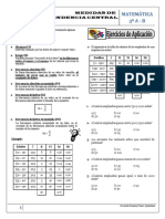 Medidas de Tendecia Central Mate 3º A - B