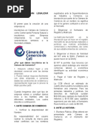 Guia para Formalizar Una Empresa Ante La Camara de Comercio | PDF ...