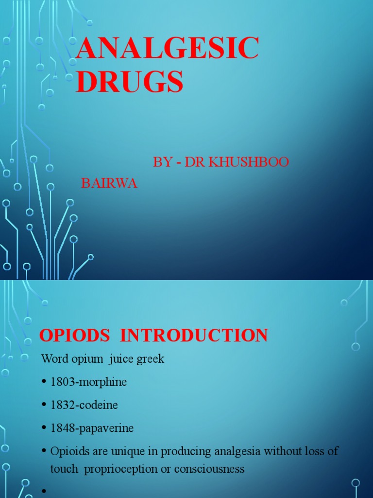 Opioids pdf opioid nonsteroidal anti inflammatory drug