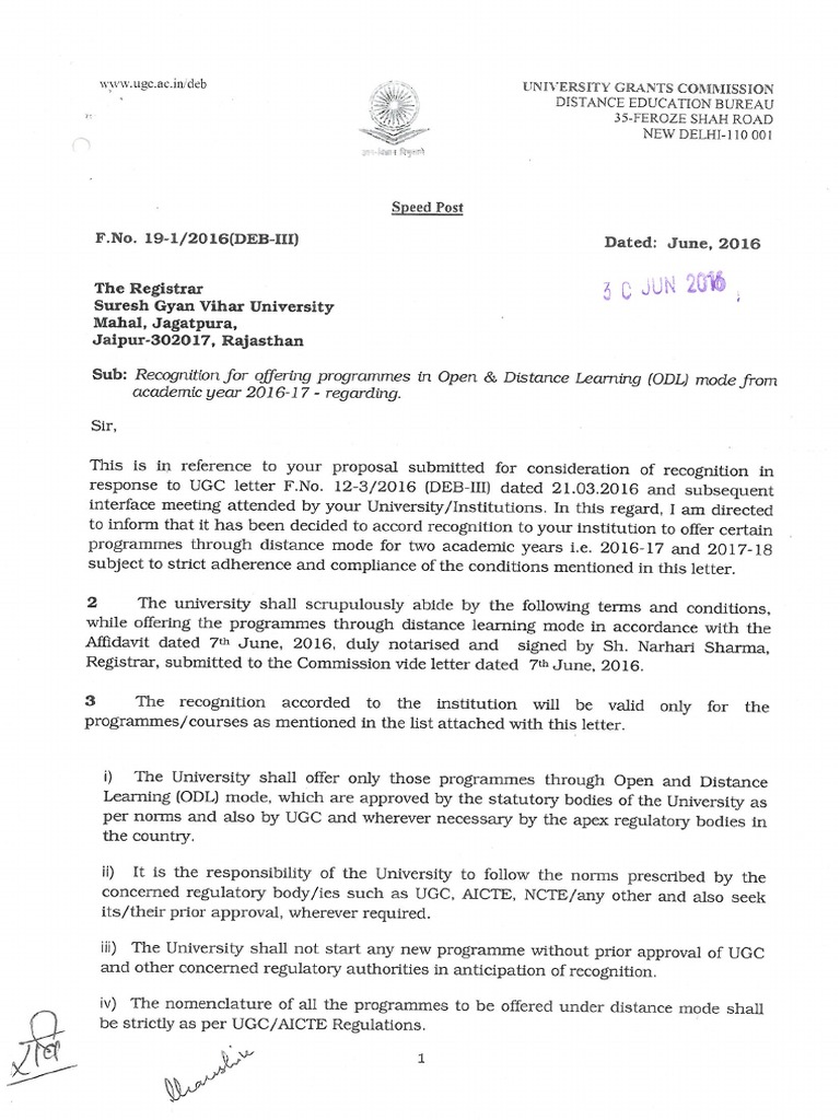 Sgvu Ugc | PDF