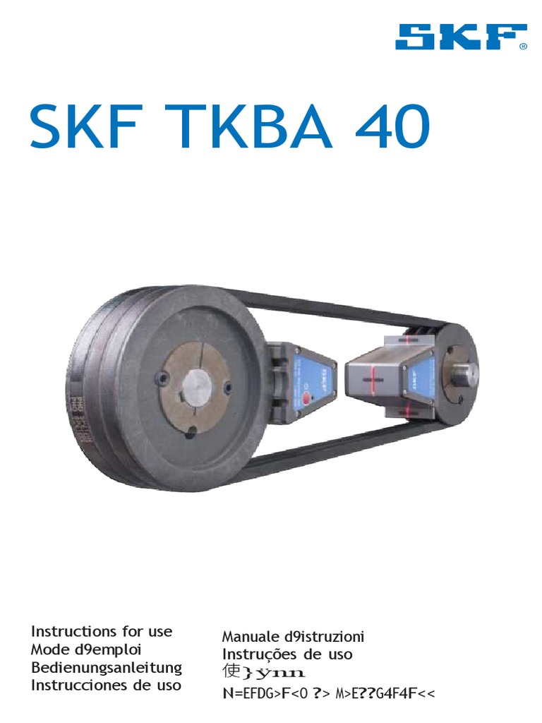 Laserunterstützte Riemenausrichtung, SKF