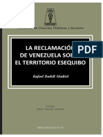 Libro RBM La Reclamación de Venezuela Sobre El Territorio Esequibo