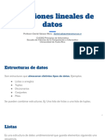 Colecciones Lineales de Datos