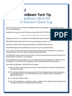 Optibeam Tech Tip: Optibeam Ob10-5M 10 Element 5 Band Yagi