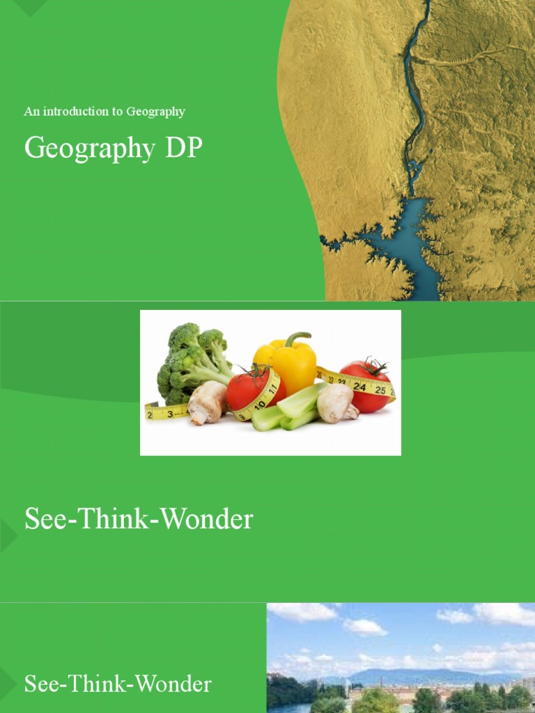 Geography DP Taster Lesson March 2021 PDF Geography Science